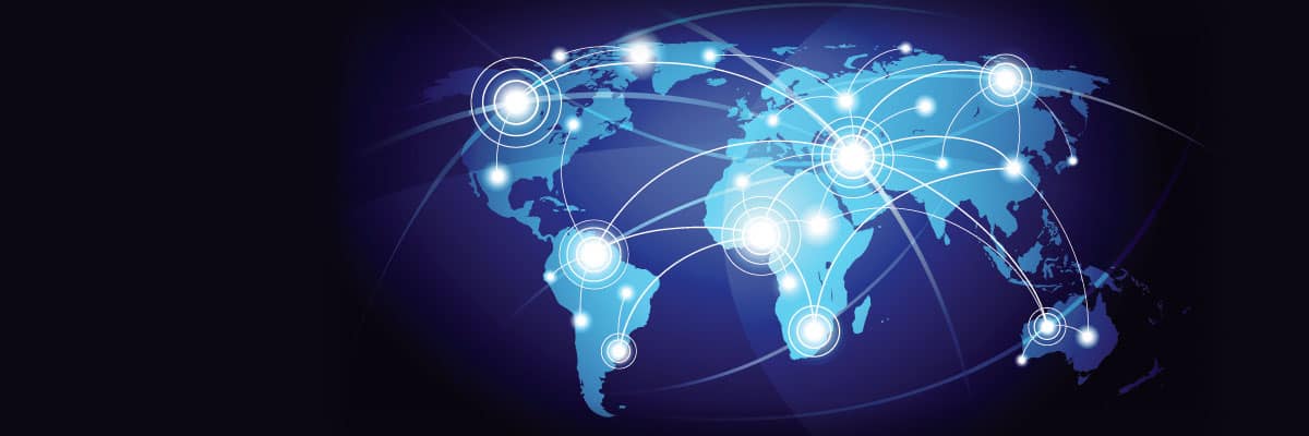 map of freight forwarding destinations